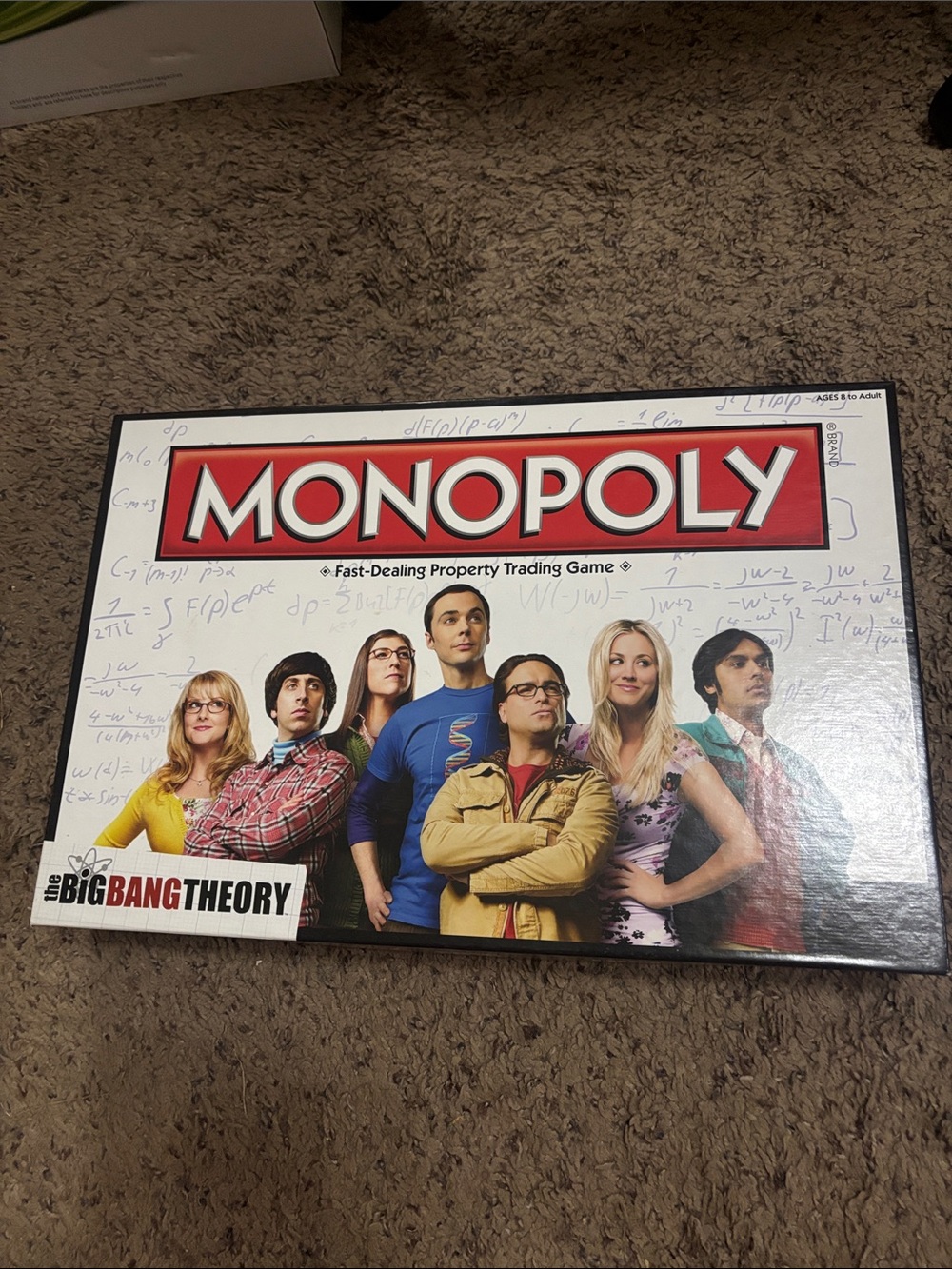 Hasbro Monopoly The Big Bang Theory Board Game - Red, White, Black